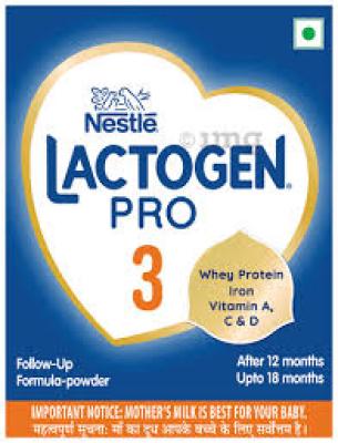 Nestle Lactogen Pro 3, Follow-Up Formula Powder, After 12 Months Up To 18 Months | Powder Refill